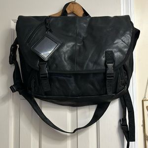 M. Julian Wilsons leather messenger bag